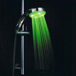 LED душ-слушалка - светеща